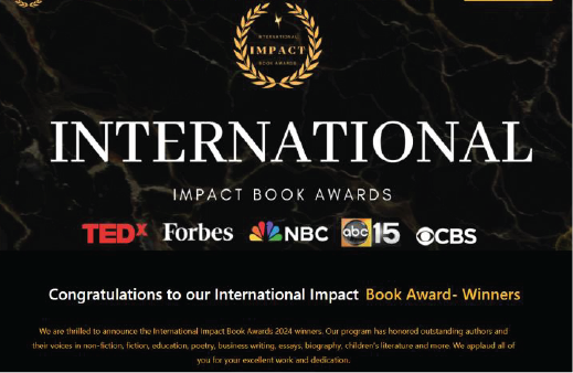 Local Author Christine Staple Ebanks WinsMarch 2024 International Impact Book Award